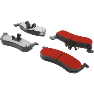 Centric Posi Quiet Pro™ Ceramic Rear Disc Brake Pads for 2012 Lincoln Navigator - 500.12790