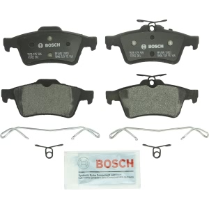 Bosch QuietCast™ Premium Organic Rear Disc Brake Pads for 2011 Ford Focus - BP1095