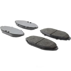 Centric Posi Quiet™ Extended Wear Semi-Metallic Front Disc Brake Pads for 2000 Mercury Grand Marquis - 106.07480