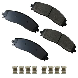 Akebono Pro-ACT™ Ultra-Premium Ceramic Rear Disc Brake Pads for 2013 Ford F-350 Super Duty - ACT1691