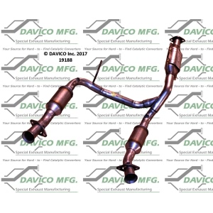 Davico Direct Fit Catalytic Converter and Pipe Assembly for Mercury Mountaineer - 19188