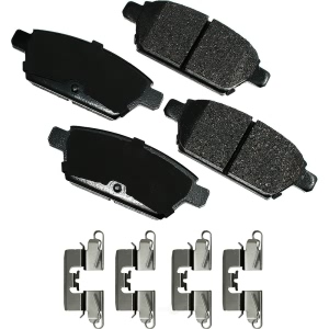 Akebono Pro-ACT™ Ultra-Premium Ceramic Rear Disc Brake Pads for 2010 Ford Fusion - ACT1161