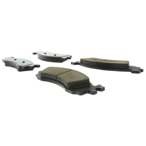 Centric Posi Quiet™ Extended Wear Semi-Metallic Front Disc Brake Pads for Ford Taurus - 106.11580