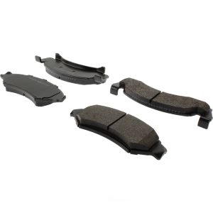 Centric Posi Quiet™ Extended Wear Semi-Metallic Front Disc Brake Pads for Ford Bronco - 106.03750