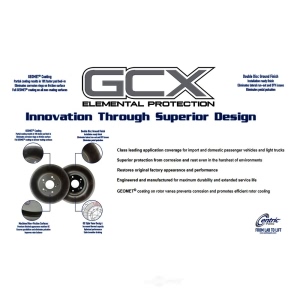 Centric GCX Rotor With Partial Coating for Ford E-150 Econoline - 320.65040