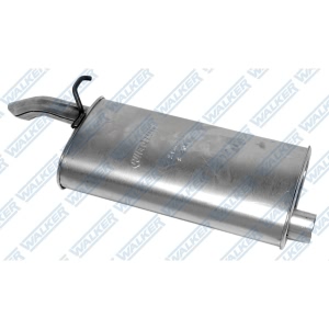 Walker Quiet Flow Stainless Steel Oval Aluminized Exhaust Muffler for Ford - 21387
