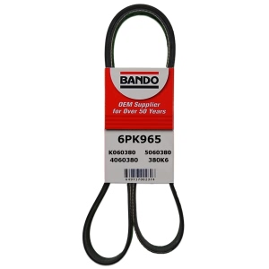 BANDO Rib Ace™ V-Ribbed Serpentine Belt for Ford Tempo - 6PK965