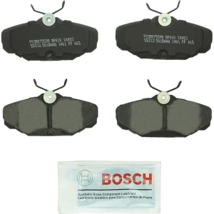 Bosch QuietCast™ Premium Organic Rear Disc Brake Pads for 2000 Mercury Sable - BP610