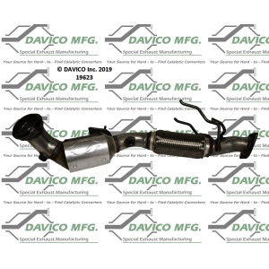 Davico Direct Fit Catalytic Converter for Ford Edge - 19623
