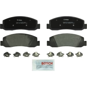 Bosch QuietCast™ Premium Organic Front Disc Brake Pads for 2008 Ford F-350 Super Duty - BP1333