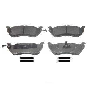 Wagner ThermoQuiet Semi-Metallic Disc Brake Pad Set for 2001 Lincoln Town Car - MX674A