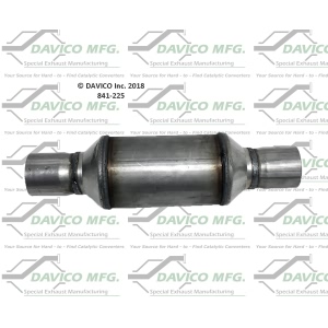 Davico OBDII Universal Fit Round Body Catalytic Converter for Mercury Montego - 841-225