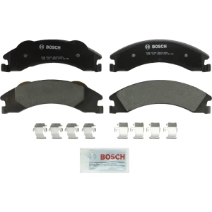Bosch QuietCast™ Premium Organic Rear Disc Brake Pads for 2011 Ford E-350 Super Duty - BP1329