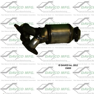 Davico Exhaust Manifold with Integrated Catalytic Converter for Mercury Cougar - 15650