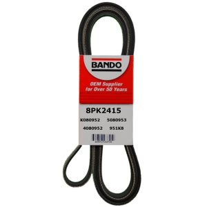 BANDO Rib Ace™ V-Ribbed Serpentine Belt for Ford - 8PK2415