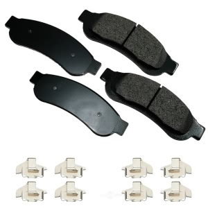 Akebono Pro-ACT™ Ultra-Premium Ceramic Rear Disc Brake Pads for 2006 Ford F-350 Super Duty - ACT1334B