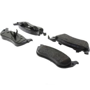 Centric Posi Quiet™ Extended Wear Semi-Metallic Rear Disc Brake Pads for 1997 Lincoln Town Car - 106.06900