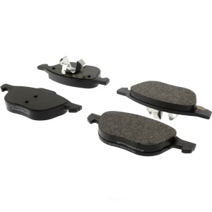 Centric Posi Quiet™ Extended Wear Semi-Metallic Front Disc Brake Pads for 2016 Ford C-Max - 106.10440