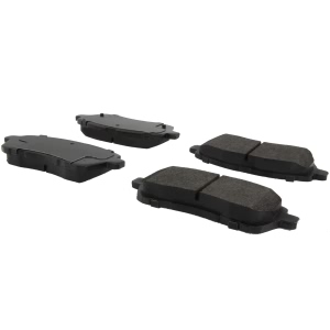 Centric Posi Quiet™ Extended Wear Semi-Metallic Front Disc Brake Pads for Ford Fiesta - 106.14540