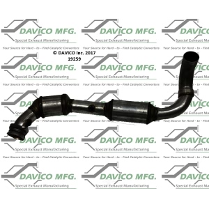 Davico Direct Fit Catalytic Converter and Pipe Assembly for Lincoln Mark LT - 19259