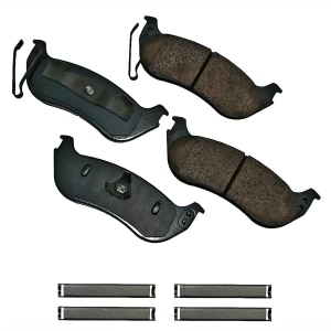 Akebono Pro-ACT™ Ultra-Premium Ceramic Rear Disc Brake Pads for 2007 Ford Explorer Sport Trac - ACT1109