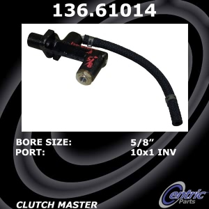 Centric Premium Clutch Master Cylinder for Ford Fusion - 136.61014