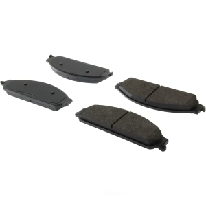Centric Posi Quiet™ Extended Wear Semi-Metallic Front Disc Brake Pads for 2007 Ford Five Hundred - 106.10700