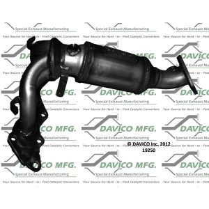 Davico Exhaust Manifold with Integrated Catalytic Converter for Ford Escape - 19250