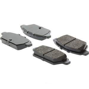 Centric Posi Quiet™ Extended Wear Semi-Metallic Rear Disc Brake Pads for 2006 Lincoln Zephyr - 106.11610